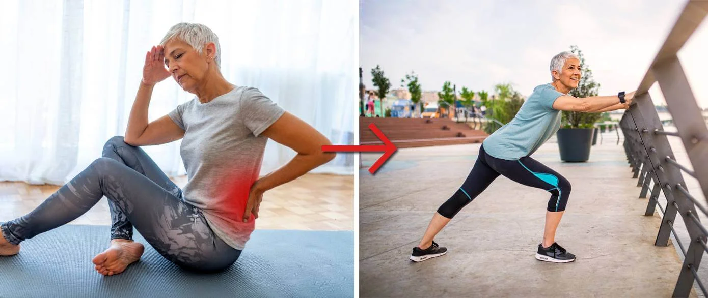 Back pain relief - 22 pounds lost